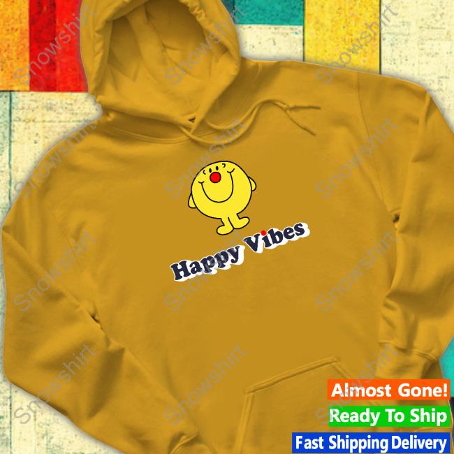 Happy Vibes Comic ReLief Long Sleeve Tee Happy Vibes Comic ReLief Long Sleeve Tee