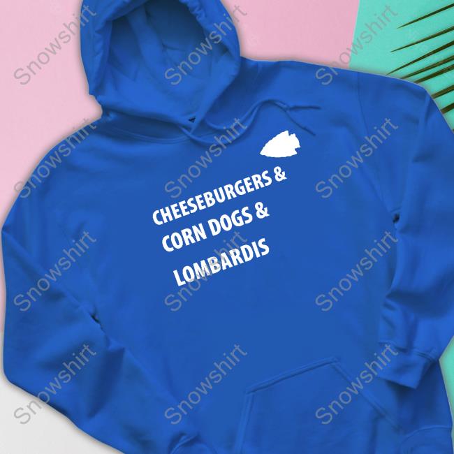 Kansas City Chiefs Cheeseburgers & Corn Dogs & Lombardis Long Sleeve T Shirt Farzin Vousoughian Kansas City Chiefs Cheeseburgers & Corn Dogs & Lombardis Long Sleeve T Shirt Farzin Vousoughian