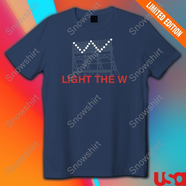 Official Light The W Chicago Cubs Shirt,Sweater, Hoodie, And Long Sleeved,  Ladies, Tank Top