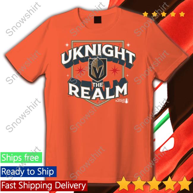 Vegas Golden Knights Uknight The Realm 2023 Stanley Cup Playoffs Driven  T-Shirt - Snowshirt