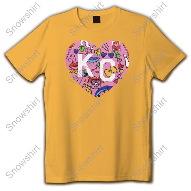 Charlie Hustle KC Heart Tee Red/Gold L