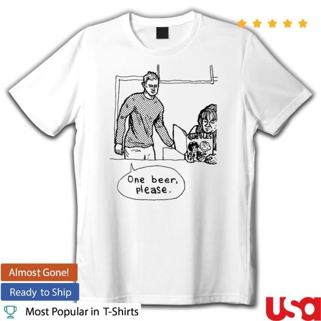Official Bonfire Merch One Beer Please Shirt Official Bonfire Merch One Beer Please Shirt