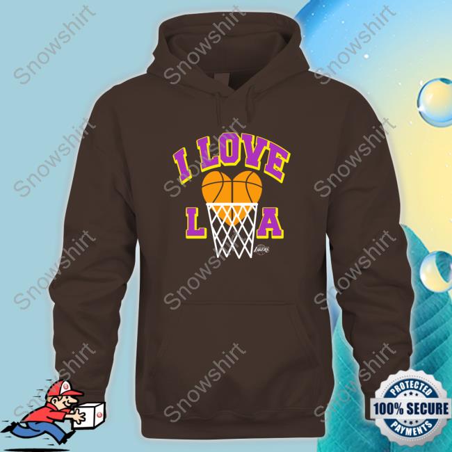 Official Homage Los Angeles Lakers Hometown I Love La Shirt - Snowshirt