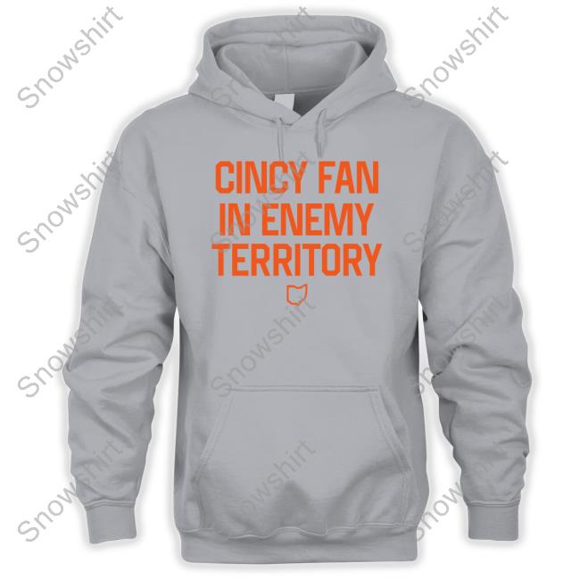 Cincy Shirts Shop Cincy Fan In Enemy Territory Long Sleeve Tee Cincy Shirts Shop Cincy Fan In Enemy Territory Long Sleeve Tee