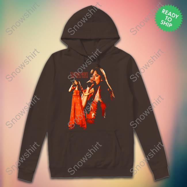 Taylor Swift Eras Tour Official Merch Black Hoodie Hooded Unisex 2XL XXL