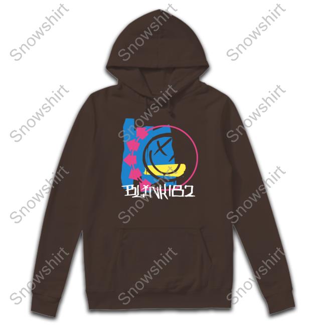 Official Blink 182 OG Smiley Shirt Official Blink 182 OG Smiley Shirt