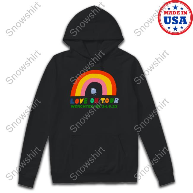 Harry styles outlet rainbow hoodie