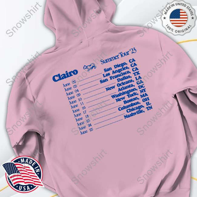 Clairo Merch Summer Tour '23 Tee - Snowshirt