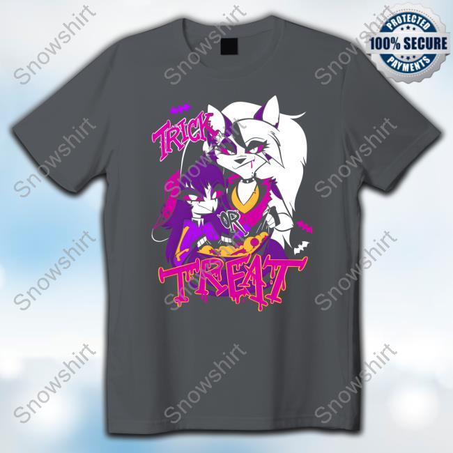 Shark Robot Store Loona + Octavia TRICK OR TREAT Tee Shirt Shark Robot Store Loona + Octavia TRICK OR TREAT Tee Shirt