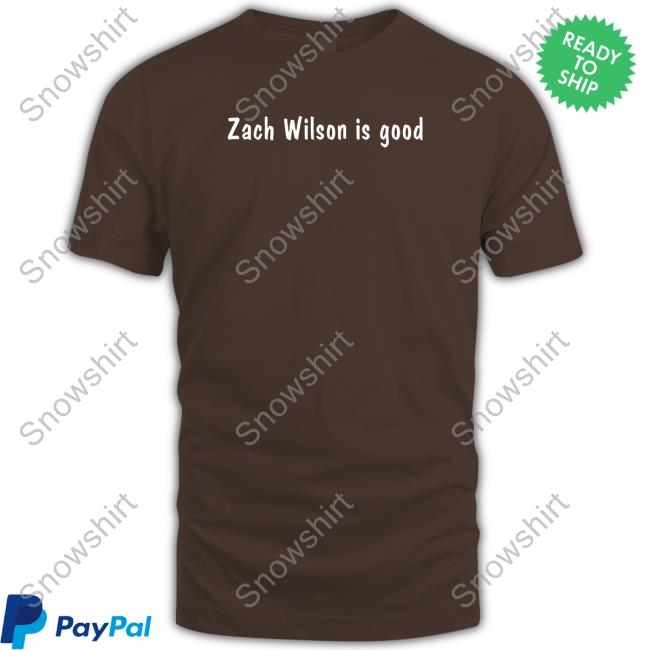 Official vinny And Tha Jets Zach Wilson Is Good T-Shirts, hoodie