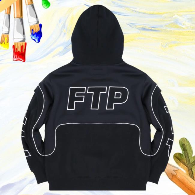 Fuck The Population Clothing Shop Store Ftp Mesh Piping Logo Hoody