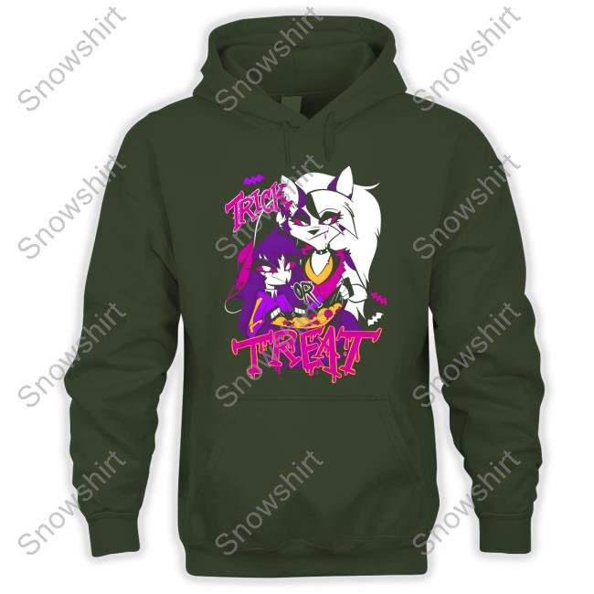 Shark Robot Store Loona + Octavia TRICK OR TREAT Tee Shirt Shark Robot Store Loona + Octavia TRICK OR TREAT Tee Shirt