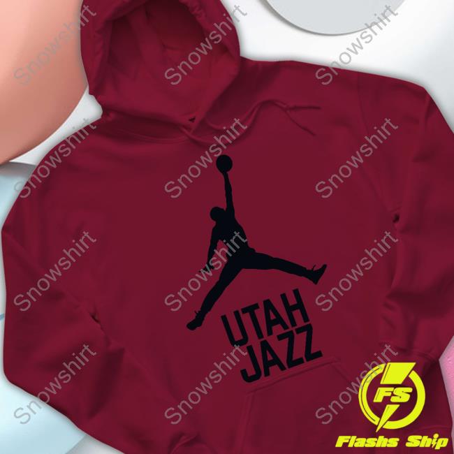 Utah jazz hoodie on sale red