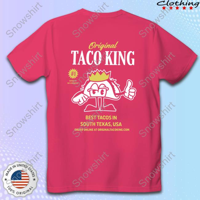 Official Otk Network Merch Original Taco King Tee Official Otk Network Merch Original Taco King Tee