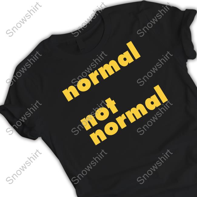 Official Normal Not Normal Logo Tee - Snowshirt