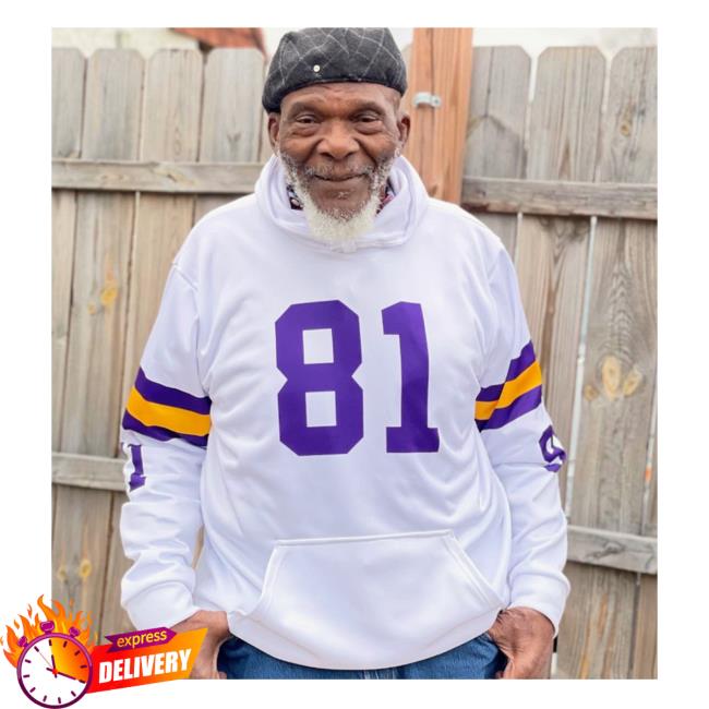 Carl Eller Vintage Style Vikings Long Sleeve Jersey – Best Sports Jerseys