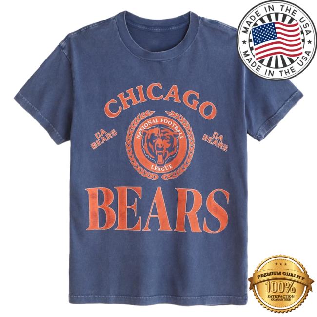 Official Abercrombie Clothing Store Shop Merch Chicago Da Bears Graphic Tee  Shirt - Snowshirt