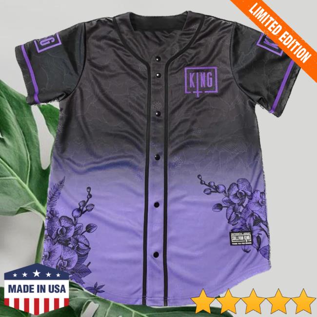 Official Sullivan King Merch 2023 "Return Of The King" Bassball Jersey Shirt New Riot Purple Official Sullivan King Merch 2023 "Return Of The King" Bassball Jersey Shirt New Riot Purple