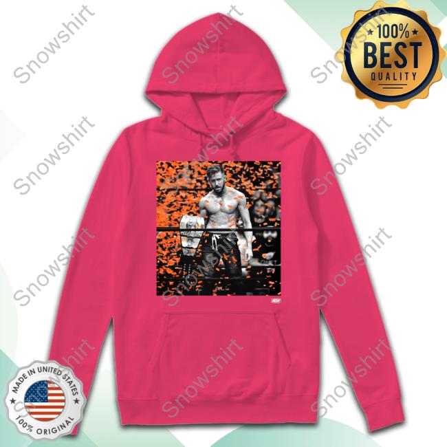 Official AEW Orange Cassidy Confetti Tee Shirt Official AEW Orange Cassidy Confetti Tee Shirt