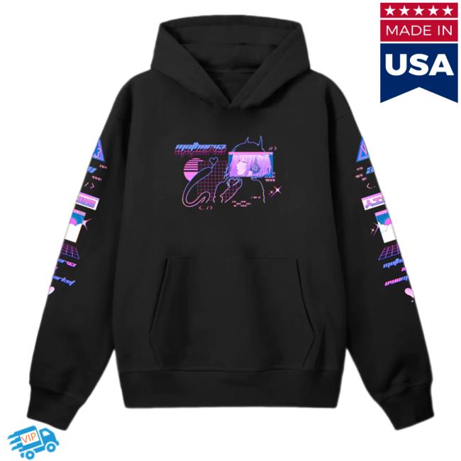 Official Motherv3 X Uwu Collab Merch Motherv3 Virtual World Hooded Sweatshirt