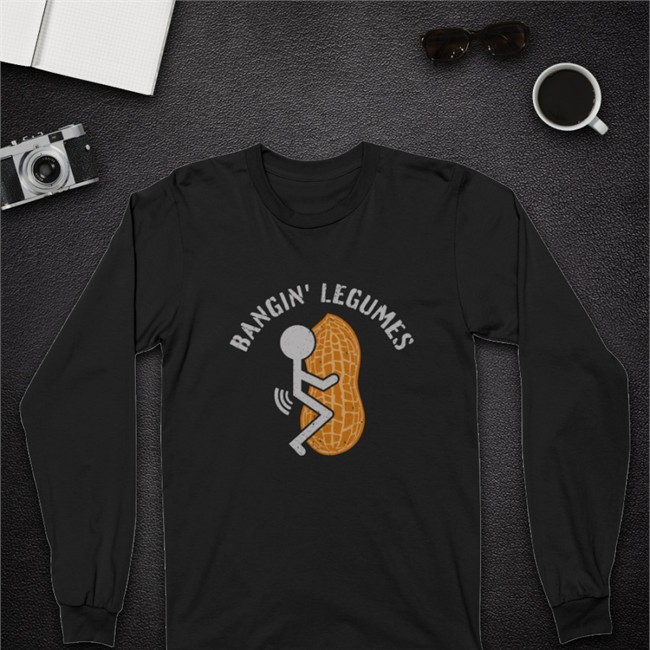 Bangin Legumes Long Sleeve T Shirt The Fat Electrician Merch Bangin Legumes Shirt