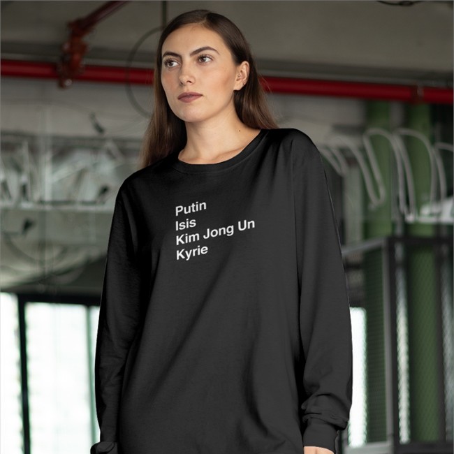 Barstool Sports Merch Putin Isis Kim Jong Un Kyrie Ki List tee shirt A11Even