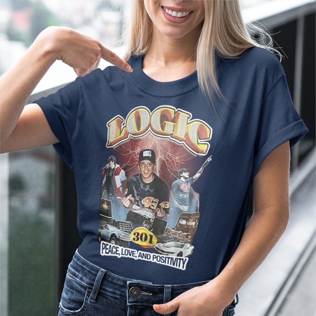 Logic 301 Peace Love And Positivity Shirts Vinyl Richie Logic301