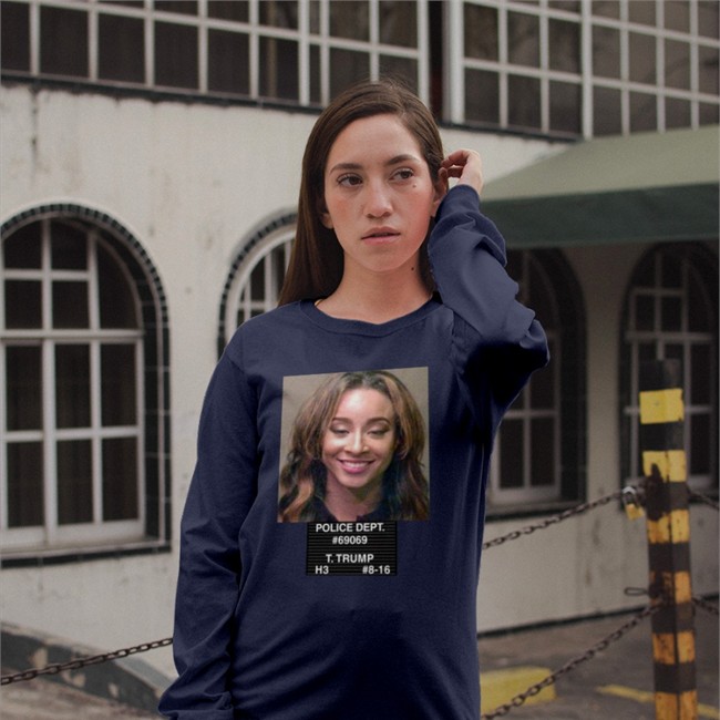 Teanna Trump 2020 Merch Mug Shot Police Dept 69069 T Shirt Bjwalkinrivers