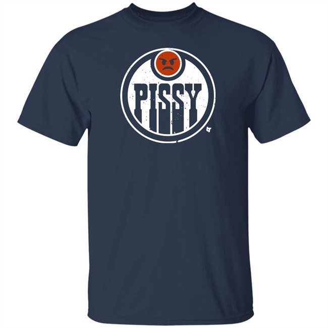 Greg Wyshynski BreakingT Pissy Reporter Edmonton Hockey T Shirt