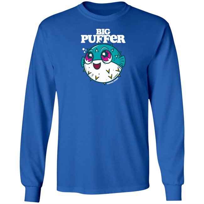 Big Puffer Merch Big Puffer® Mascot Crewneck Sweatshirt Austin Texas Big Puffer Merch Big Puffer® Mascot Crewneck Sweatshirt Austin Texas