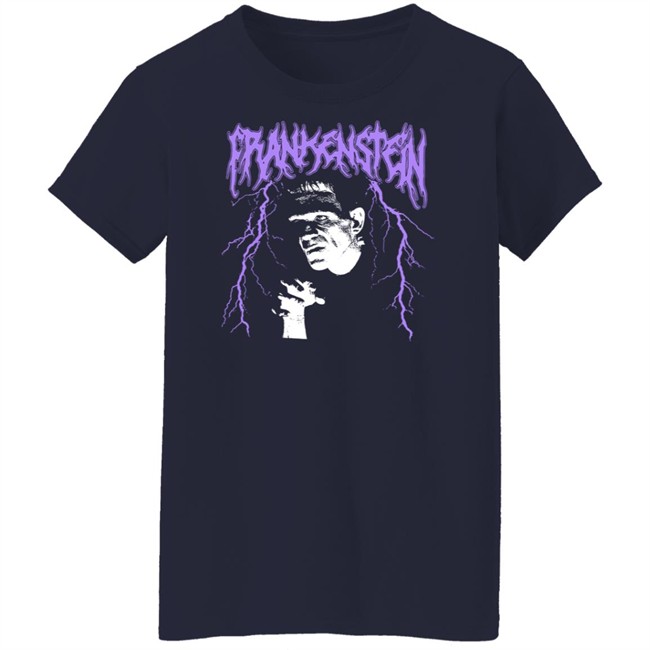 Universal Monsters Frankenstein Monster Metal T Shirt Universal Monsters Frankenstein Monster Metal T Shirt