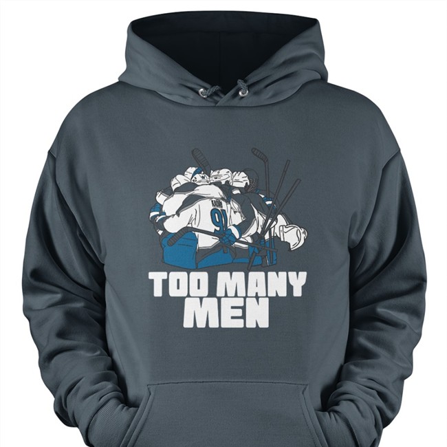 Nazem Kadri Too Many Men Tank Top Everything Hockey Merchandise Nazem Kadri Too Many Men Sweatshirt Everything Hockey Merchandise