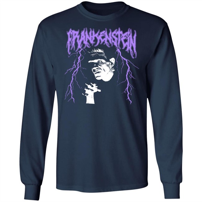 Universal Monsters Frankenstein Monster Metal T Shirt Universal Monsters Frankenstein Monster Metal T Shirt