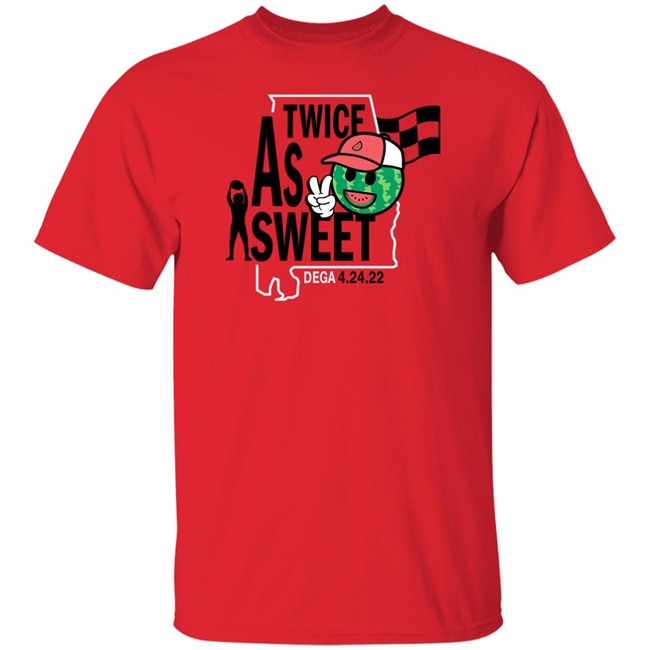 Ross Chastain Merch Twice As Sweet Ross Chastain Dega Win Tee Shirt Dega 4-24-22 Melon Man Brand Ross Chastain Merch Twice As Sweet Ross Chastain Dega Win Tee Shirt Dega 4-24-22 Melon Man Brand