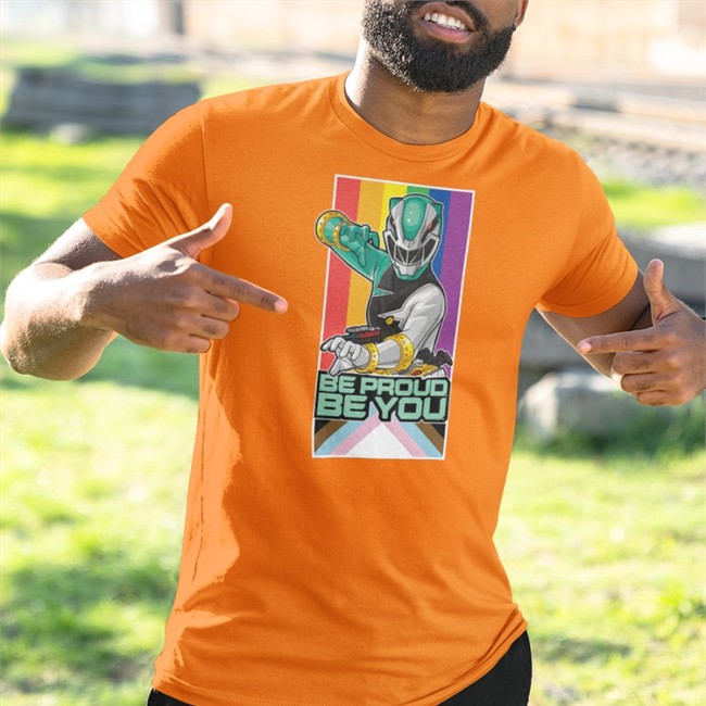 Power Rangers Pride Soft Be Proud Be You Long Sleeve We Can All Be Rangers Power Rangers Pride Soft Be Proud Be You Shirts We Can All Be Rangers