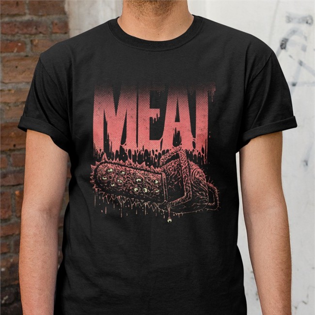 Meat Canyon Store Chainsaw Meat Shirt Bow Seh Mah Chainsaw Meat Tee