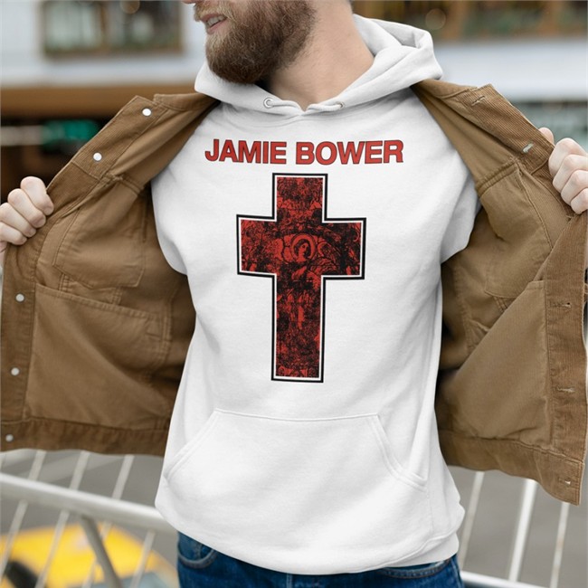 Sanne Jamie Bower Catholic Hooded Sweatshirt Jamie Campbell Bower Them Ratsss