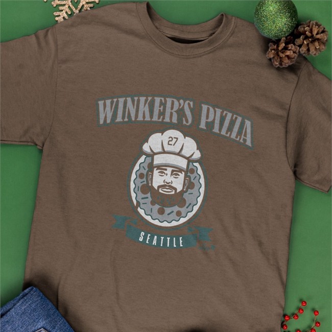 Winker's Pizza Seattle Shirts Breakingt Mariners Team Store Winker's Pizza Hoodie