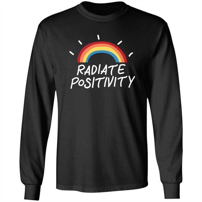 Kye Radiate Positivity Rainbow Pride Shirt Kye Radiate Positivity Rainbow Pride Shirt