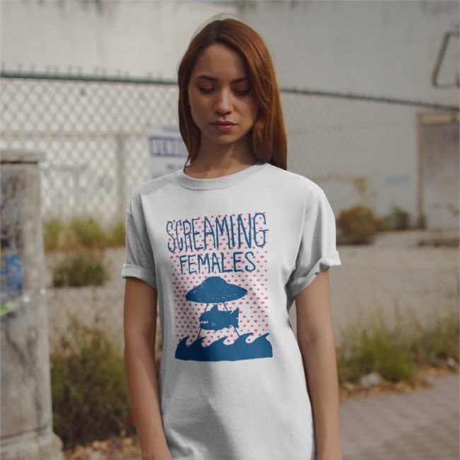 Screaming Females Merch Store Shark UFO Screaming Females Hoodie