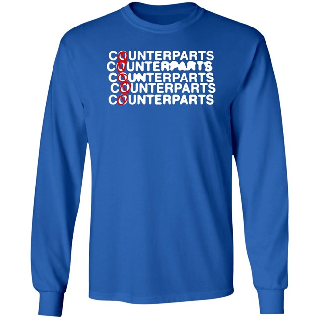 Counterparts Stacked Logo Long Sleeve Shirt Counterparts Merch Counterparts Merch Counterparts Stacked Logo Long Sleeve Shirt