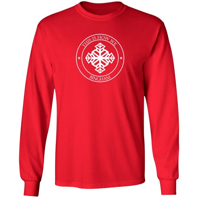 This Is How We Bingham Merch Logoflake Tee Shirt This Is How We Bingham Merch Logoflake Tee Shirt