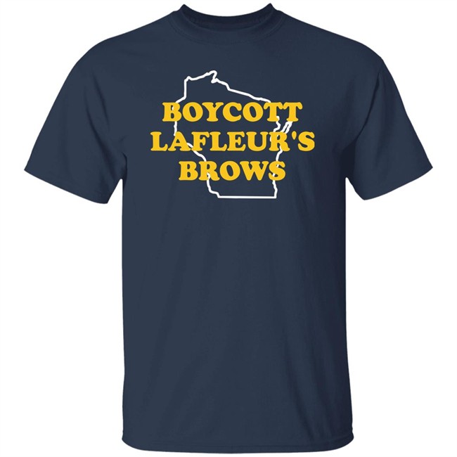 Campeche Collective Merch Boycott Lafleur's Brows T Shirt Campeche Collective Merch Boycott Lafleur's Brows T Shirt