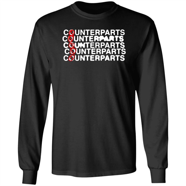 Counterparts Stacked Logo Long Sleeve Shirt Counterparts Merch Counterparts Stacked Logo Long Sleeve Shirt Counterparts Merch
