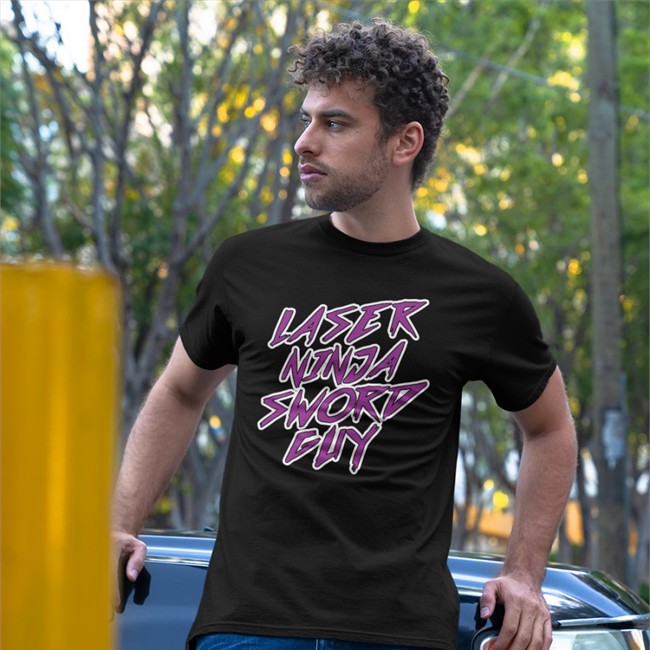 Laser Ninja Sword Guy Shirts