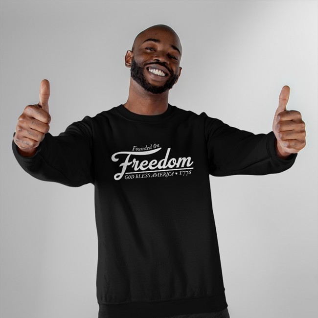 Founded On Freedom God Bless America 1776 T Shirts Founded On Freedom God Bless America 1776 T Shirts