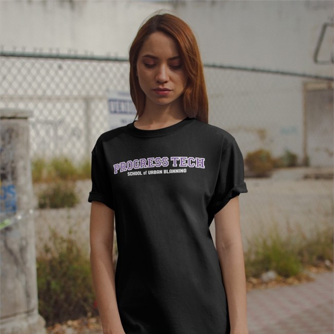 Progress Tech School Of Urban Planning Shirt Black