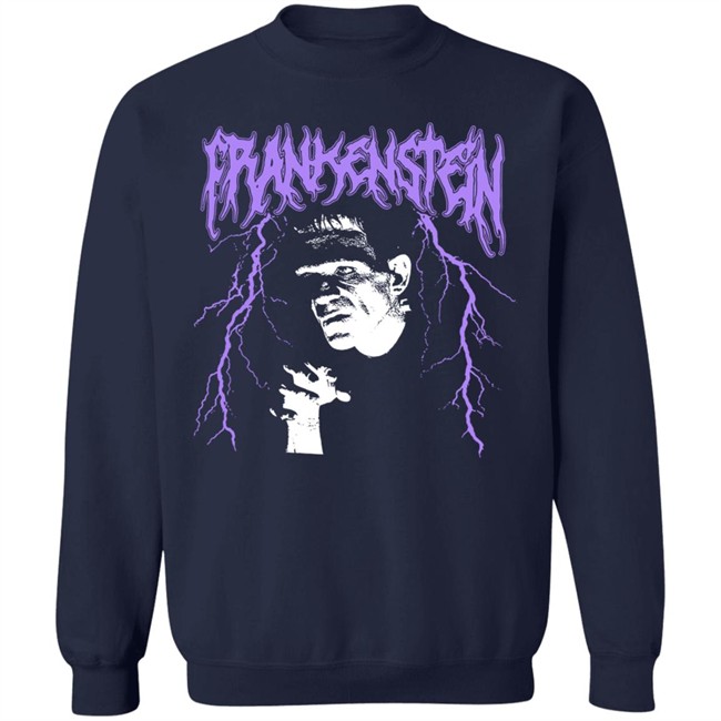 Universal Monsters Frankenstein Monster Metal T Shirt Universal Monsters Frankenstein Monster Metal T Shirt
