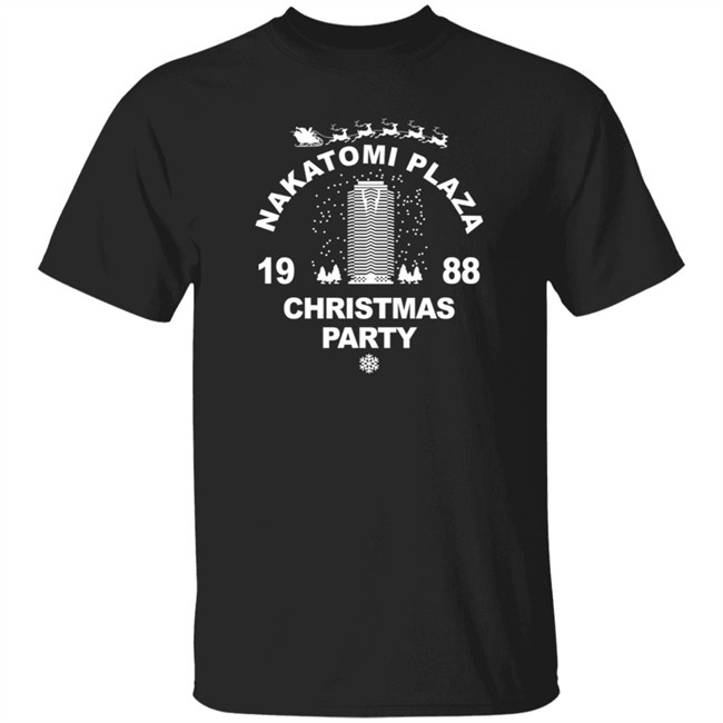 TeePowers Nakatomi Plaza Christmas Party 1988 Pop Culture Shirt TeePowers Nakatomi Plaza Christmas Party 1988 Pop Culture Shirt
