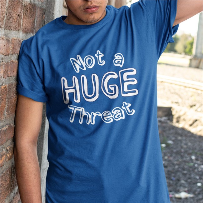 Justin Turner Not A Huge Threat Long Sleeve Tee Shirt
